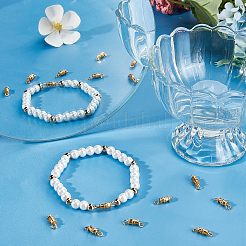 50Pcs Brass Screw Clasps&nbsp;KK-BBC0018-50G