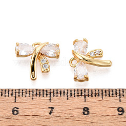 Brass Micro Pave Cubic Zirconia Charms&nbsp;KK-N263-79C-G
