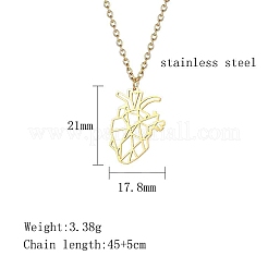 304 Stainless Steel Pendant Necklaces&nbsp;IO1415-2