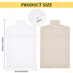 Kraft Paper Shirt Package Backboards&nbsp;DIY-WH0399-56
