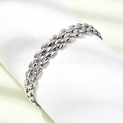 9.5MM 304 Stainless Steel Panther Chains Bracelets for Man and Women&nbsp;SA-CBAB767-14P