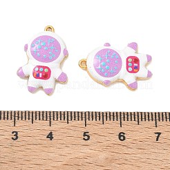 304 Stainless Steel Enamel Pendants&nbsp;STAS-Q119-05G-03