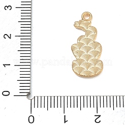 合金ペンダント  サボテンチャーム  ライトゴールド  黄緑  22.5x10x1.5mm  穴：1.6mm&nbsp;AL-CBAC700-04B
