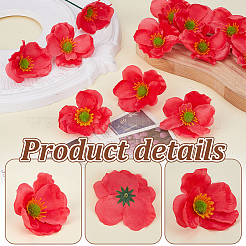 80Pcs Cloth Artificial Flower Heads&nbsp;AJEW-GA0009-23