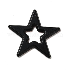 アクリルパーツ  DIYのイヤリングパーツ  スター  ホワイト  27x28x2mm  穴：1.4mm&nbsp;X-SACR-G016-01A