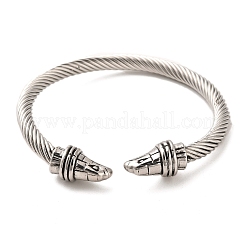 304 Stainless Steel Eagle Cuff Bangles&nbsp;BJEW-E094-17AS