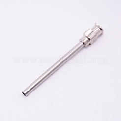 Stianless鋼の分配針  ステンレス鋼色  50x6x6mm  ピン：3mm  穴：2mmと4mm&nbsp;STAS-WH0022-11P-06