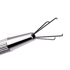 Stainless Steel 4 Prongs Rhinestones Claw Tweezers&nbsp;TOOL-L010-006