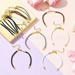 12Pcs 6 Colors Nylon Cords Bracelet Makings Fit for Connector Charms&nbsp;AJEW-YW0001-42