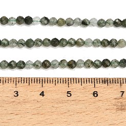 Natural Green Rutilated Quartz Beads Strands&nbsp;GG-CBA9722-A05-3mm