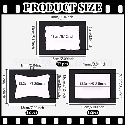 36Pcs 3 Styles Rectangle Paper Picture Frames&nbsp;DIY-NB0014-84