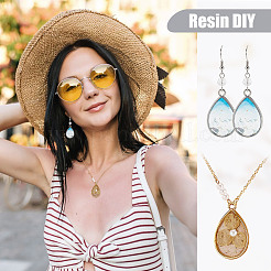60Pcs 3 Colors Teardrop Alloy Open Back Bezel Pendants&nbsp;FIND-GA0004-28