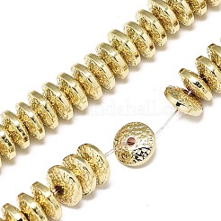 Electroplate Non-magnetic Synthetic Hematite Beads Strands&nbsp;X-G-S372-001-01KC