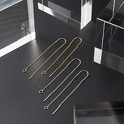 Brass Stud Earring Findings&nbsp;KK-CD0001-02