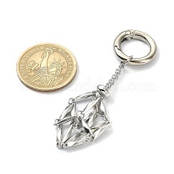 304 Stainless Steel Pouch Keychains&nbsp;HJEW-JM01301-02