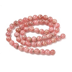 Natural Argentina Rhodochrosite Beads Strands&nbsp;G-L554-03A-02