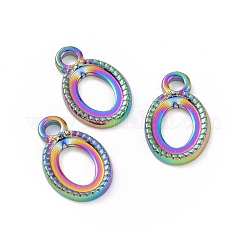 Ion Plating(IP) 304 Stainless Steel Charms&nbsp;STAS-C003-10MC