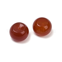 天然石カーネリアンビーズ  ロンデル  染めて加熱したもの  13x9.5mm  穴：1.2mm&nbsp;G-C184-01
