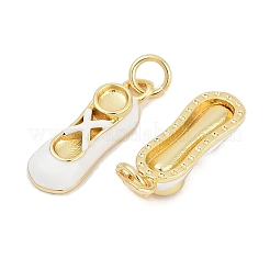 Brass Enamel Pendants&nbsp;KK-G522-50G-01B