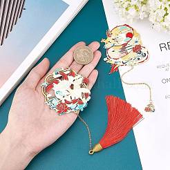 2Pcs 2 Style Brass Bookmarks&nbsp;AJEW-GF0002-94