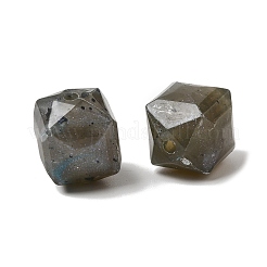 不透明アクリル天然石風ビーズ  ファセットテーブルカットキューブ  グレー  11.5~12x11.5~12x13mm  穴：1.8mm  約400個/500g&nbsp;OACR-G061-03G