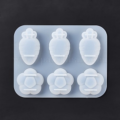 DIY Radish & Flower Ornament Silicone Molds&nbsp;LS-DIY-E055-29