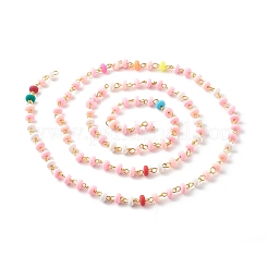 Handmade Polymer Clay Beaded Chains&nbsp;AJEW-JB00975