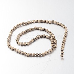 Electroplate Non-magnetic Synthetic Hematite Bead Strands&nbsp;G-F300-33B-F06