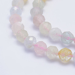 Natural Morganite Beads Strands&nbsp;G-L478-19-6mm