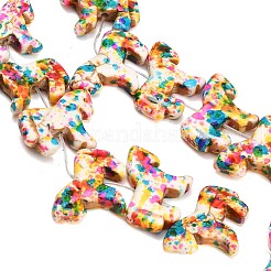 Dyed Synthetic Turquoise Beads Strands&nbsp;GG-CBAAE19-04B