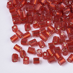 6/0 Two Cut Glass Seed Beads&nbsp;SEED-S033-05B-03