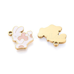 304 Stainless Steel Enamel Pendants&nbsp;STAS-T074-07G