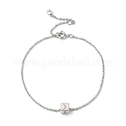 Cube Micro Pave Cubic Zirconia Pendant Necklaces & Bracelets Sets&nbsp;SJEW-JS01116-01