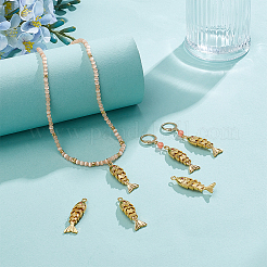6Pcs Brass Pendants&nbsp;KK-BC00015-48A