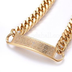 304 Stainless Steel Link Bracelets&nbsp;BJEW-L630-02G