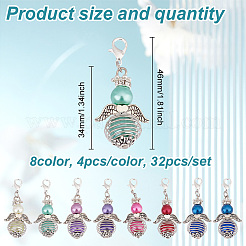 Glass Pendant Decorations&nbsp;HJEW-GO00028