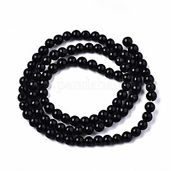 Natural Black Onyx Beads Strands&nbsp;G-S359-231