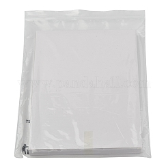 300個 6種類のスタイルのOPPセロハントップ粘着バッグ  長方形  透明  9~17x5~10cm  50個/スタイル&nbsp;OPC-FS0001-04
