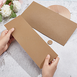 熱成形シート  ナイフの鞘作り用  長方形  淡い茶色  305~310x102~152x2mm  2個/袋&nbsp;DIY-BC0012-35