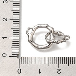 Rack Plating Brass Fold Over Clasps&nbsp;KK-I720-03P