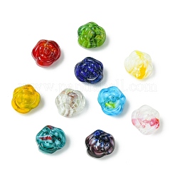 100Pcs 10 Colors Handmade Lampwork Beads&nbsp;LAMP-CJ0002-36