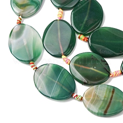 Natural Banded Agate Beads Strands&nbsp;G-P605-L02-01