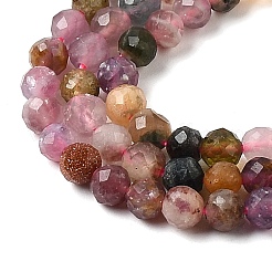 Natural Multicolor Tourmaline Beads Strands&nbsp;G-H336-A10-03