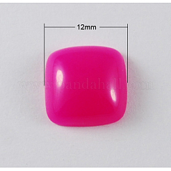 樹脂カボション  正方形  ミックスカラー  12x12x5mm&nbsp;CRES-R056-12x12mm-M