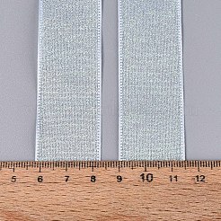 キラキラ輝くオーガンジーサテンリボン  ギフト包装用  ホワイト  1インチ（25mm）  約20.00ヤード（18.29m）/ロール&nbsp;SRIB-T009-03C