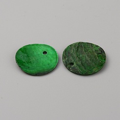 Natural Akoya Shell Pendants&nbsp;BSHE-WH0002-05E