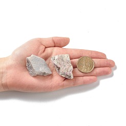 ラフ原石の天然梅の花トルマリンビーズ  穴なし/ドリルなし  ナゲット  44~46x28~32x16~19mm  約4個/100g&nbsp;G-C231-05