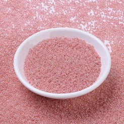 MIYUKIラウンドロカイユビーズ  日本製シードビーズ  11/0  (rr535l) カーネーション ピンク セイロン  2x1.3mm  穴：0.8mm  約50000個/ポンド&nbsp;SEED-G007-RR0535L