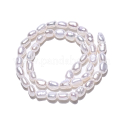 Natural Cultured Freshwater Pearl Beads Strands&nbsp;PEAR-N014-03G-01