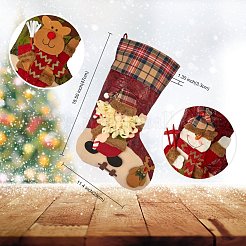 3Pcs 3 Style Christmas Socks Gift Bags&nbsp;sgHJEW-SZ0001-10